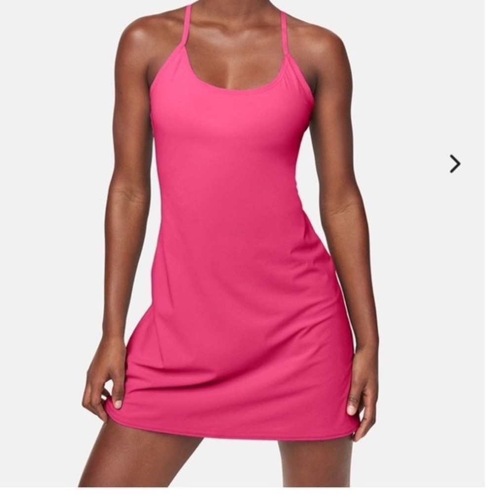 Hot Pink Outdoor Voices Exercise Dress